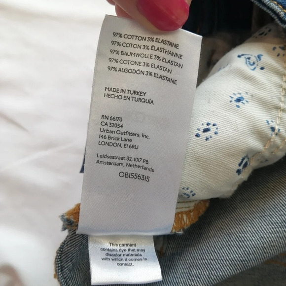 Anthropologie Pilcro Slim Boyfriend Fit Jeans Medium Blue Wash 27 - Picture 15 of 16